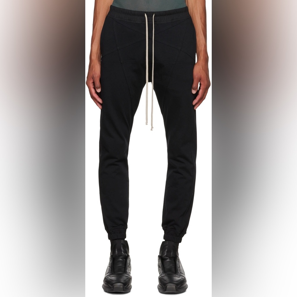 Rick Owens Black Penta Lounge Pants size XL